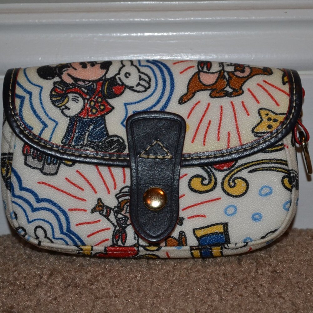 Disney Dooney and Bourke Cruise Sketch Wristlet